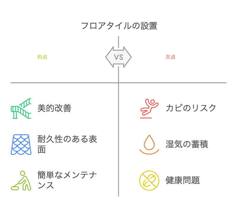 カビが発生するリスク